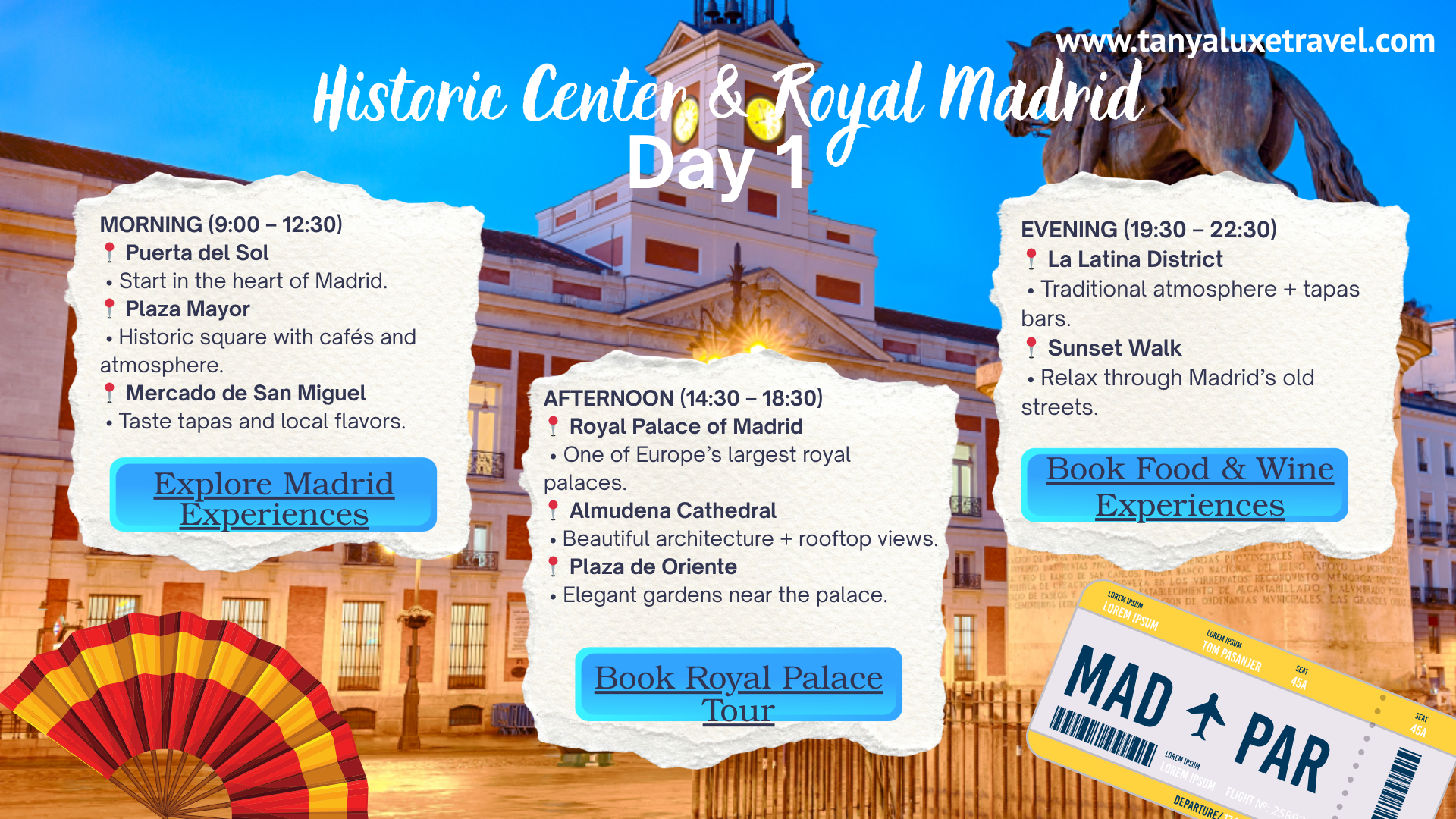 Madrid mini guide Day 1