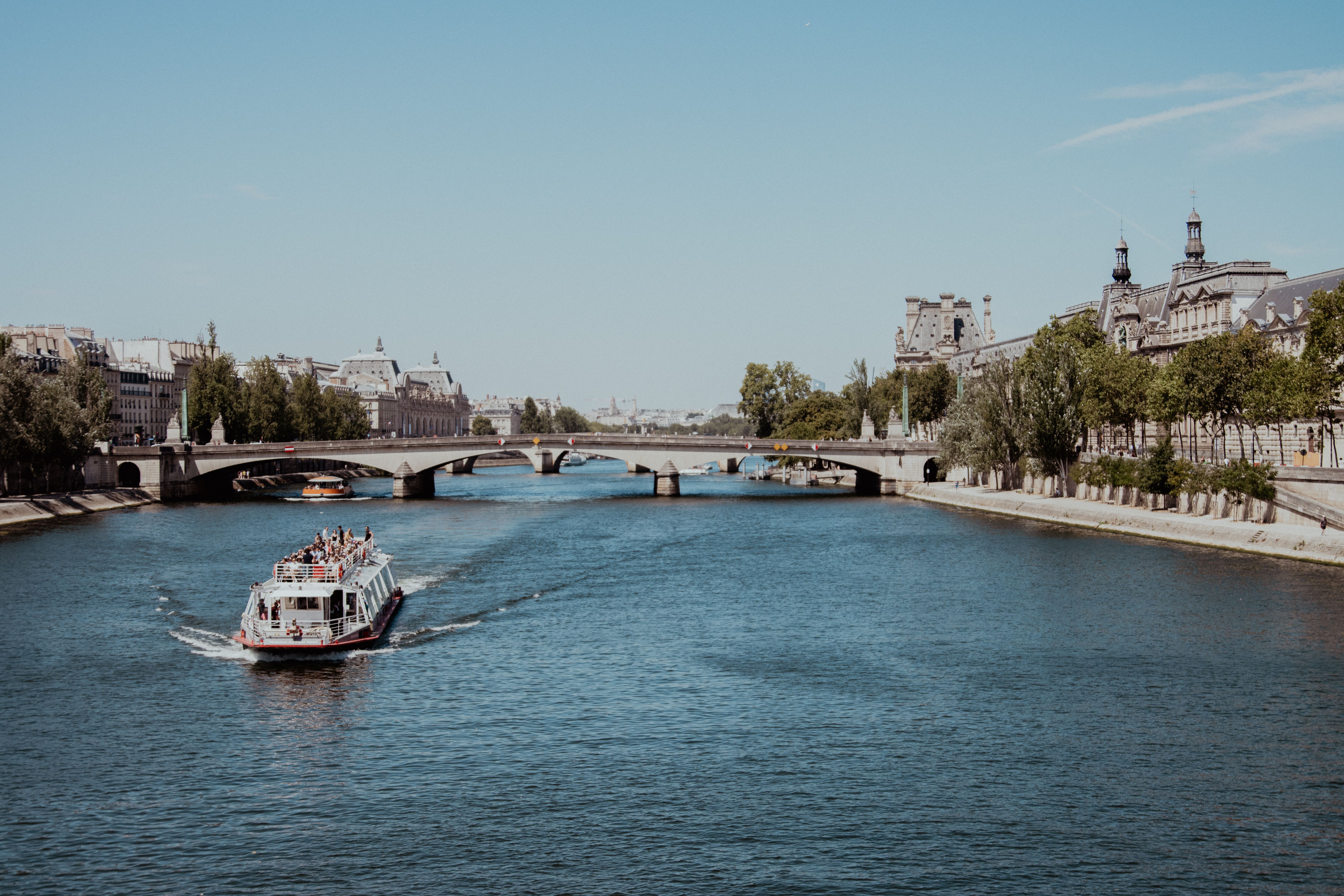 Seine river cruise in Paris