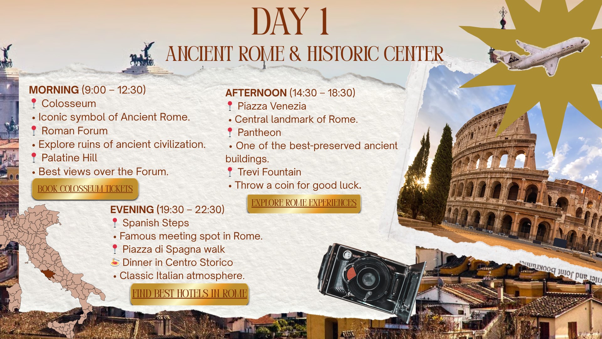 Roma mini ghid ziua 1