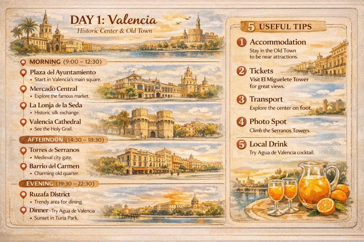 Valencia mini guide Day 1